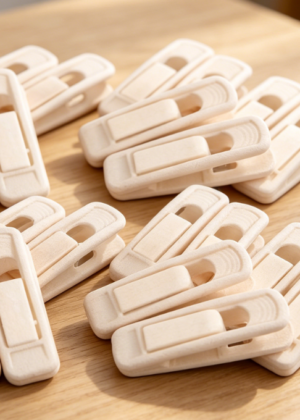 20 Pieces Seamless Design Hanger Clips, No Trace Clothing Fix Clips for Daily Drying and Storage