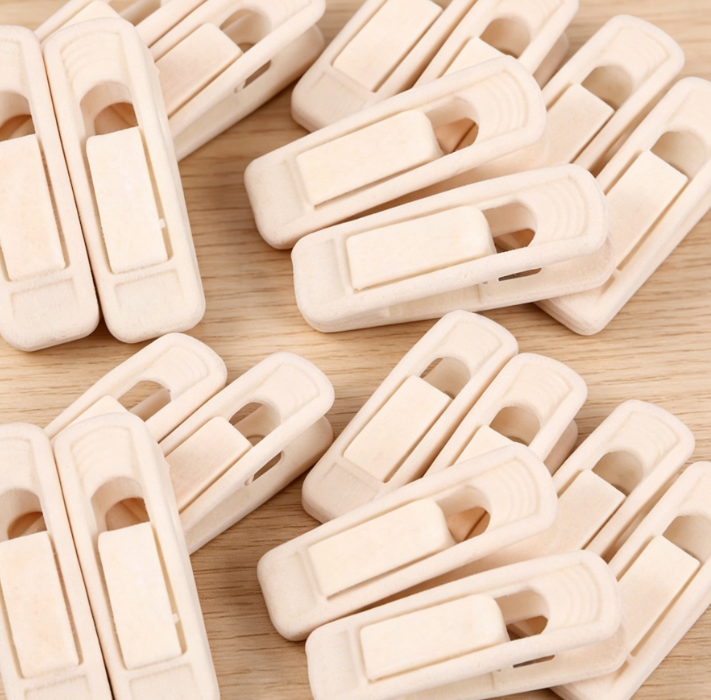 20 Pieces Seamless Design Hanger Clips, No Trace Clothing Fix Clips for Daily Drying and Storage - Image 2