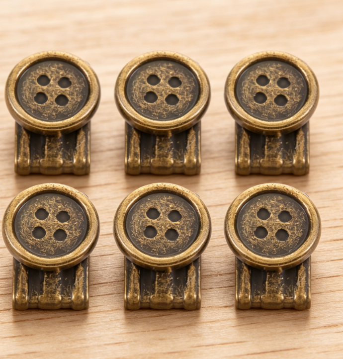 6 Pieces Adjustable No Sew Suspender Fastener Clips, Practical Replacement Clips for Daily Trousers - Image 2