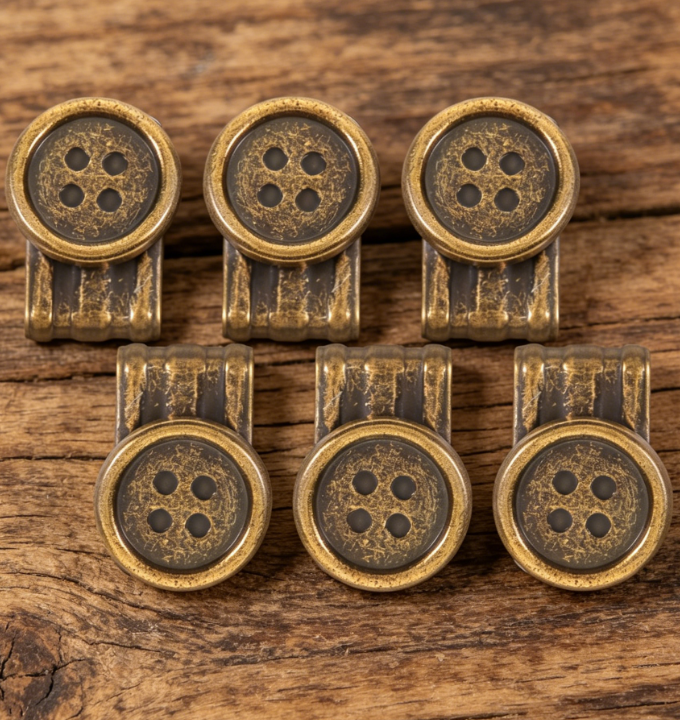 6 Pieces Adjustable Metal Waist Fastener Clips, Practical Replacement Clips for Daily Casual Trousers