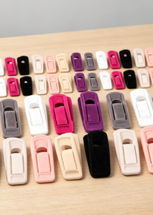 40 Pieces Non Slip Household Hanger Clips, Seamless Space Saving Clips for Neat Wardrobe Storage