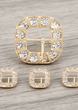4 Pieces Alloy Adjustable Clothing Slide Buckles, Practical Waist Adjust Accessories for Pants Dresses Shirts